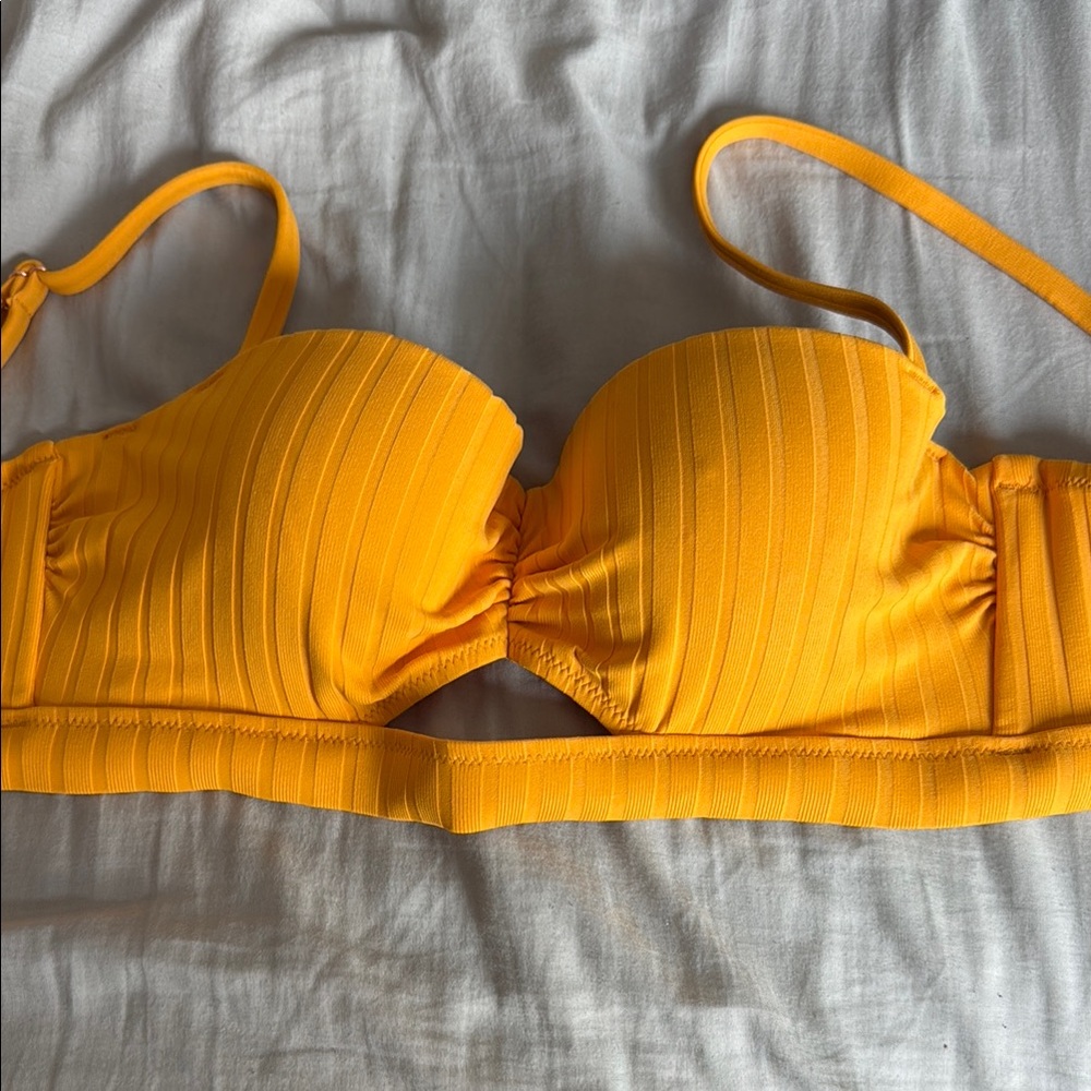 Vibrant Yellow Bikini Top